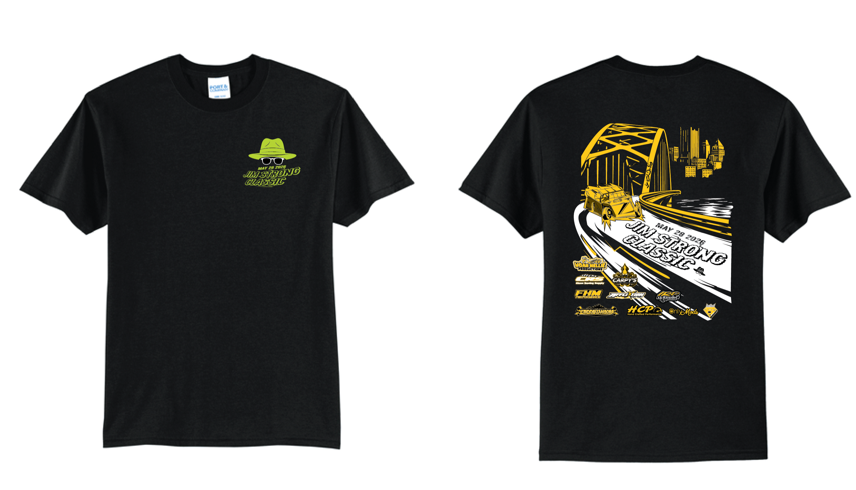 2026 Jim Strong Classic TShirt | PC55 Black