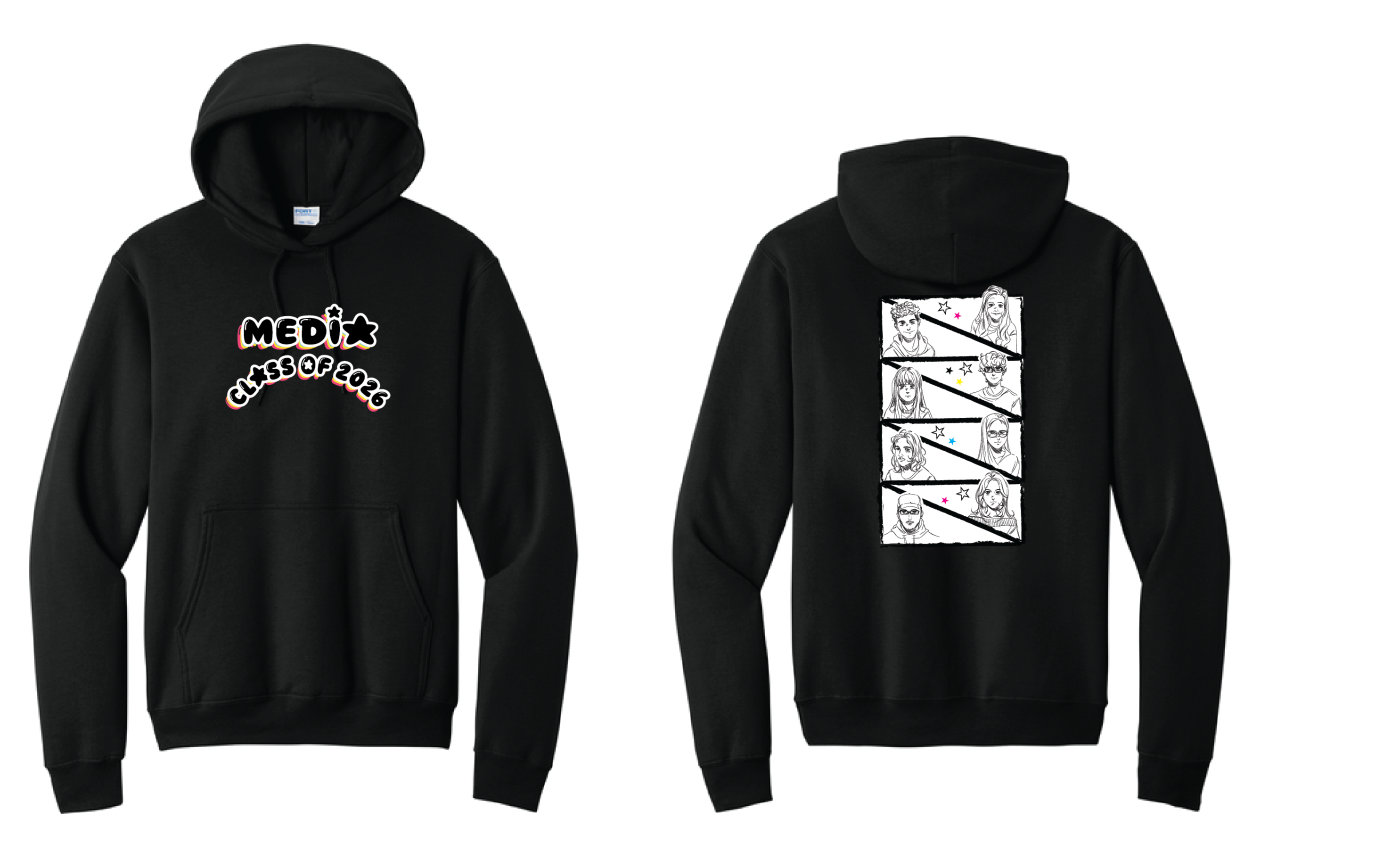 2026 Olean Media Communications Hoodie | PC78H Black