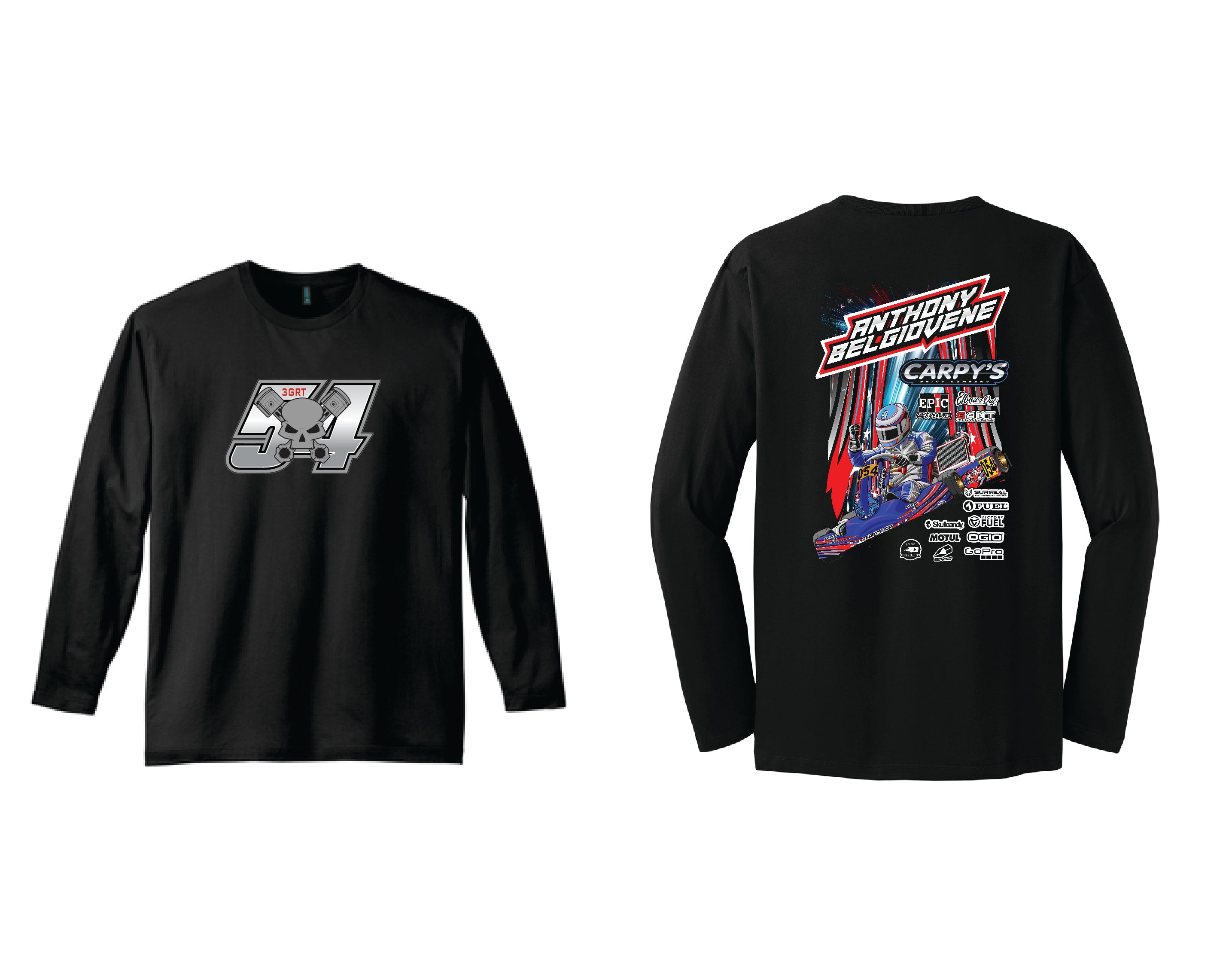 2024 Anthony Belgiovene  Long Sleeve Shirt | DT105 Black