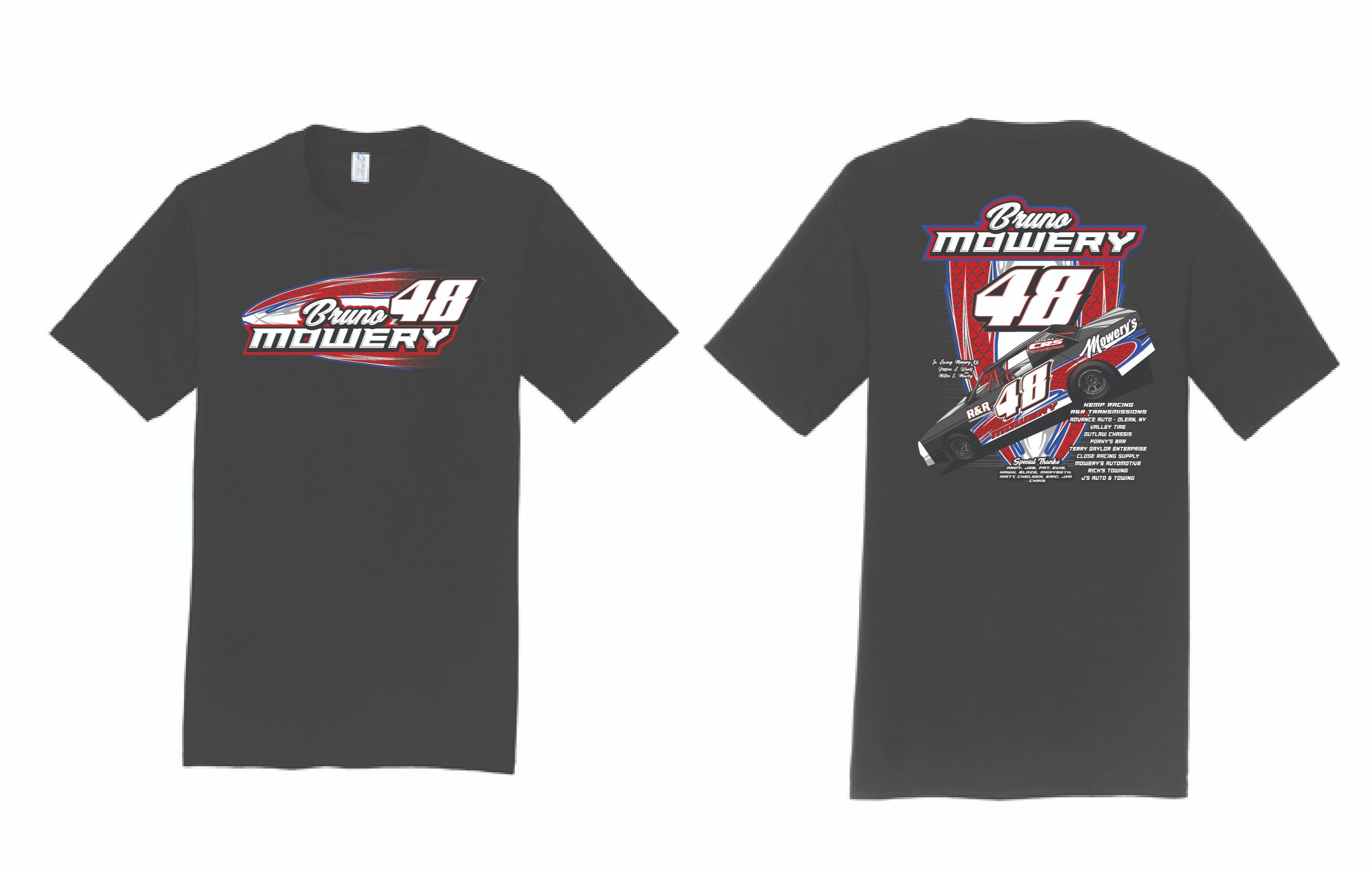 2024 Bruno Mowery TShirt | PC55 Black