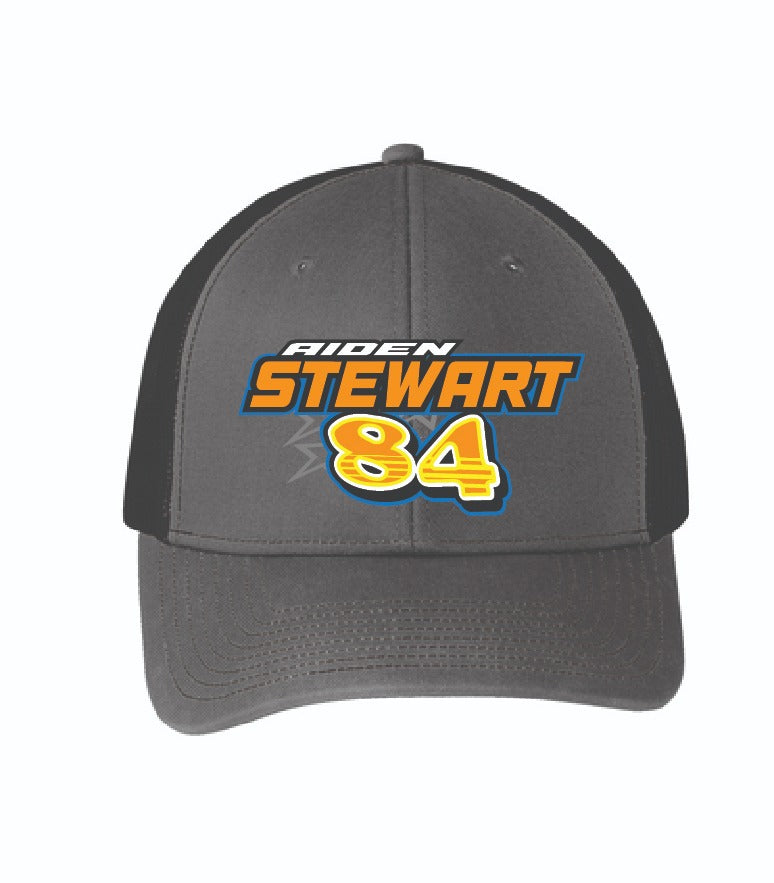 2025 Aiden Stewart Trucker Hat | C112 Grey Steel/Black