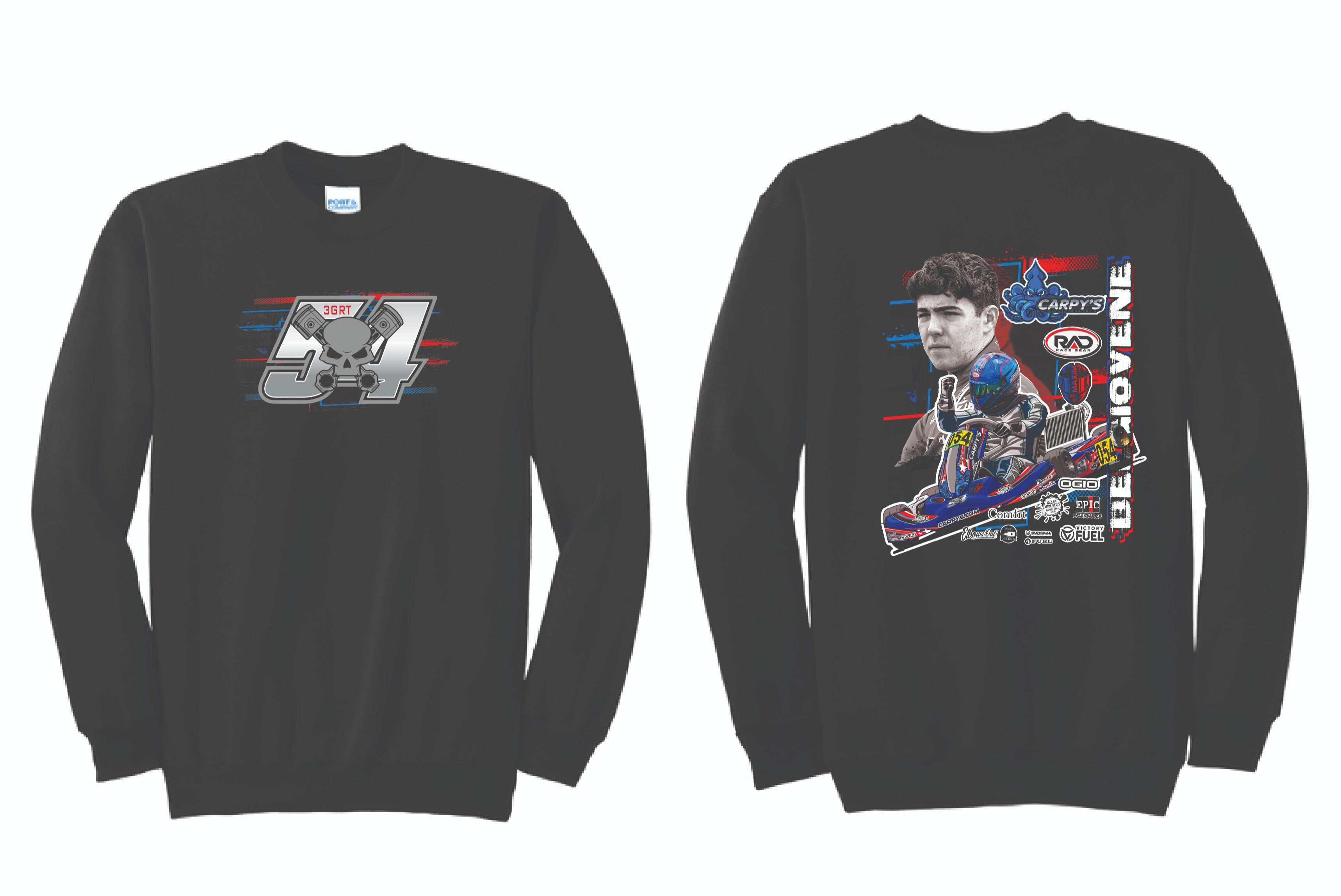 2025 Anthony Belgiovene Crewneck | PC78 Black