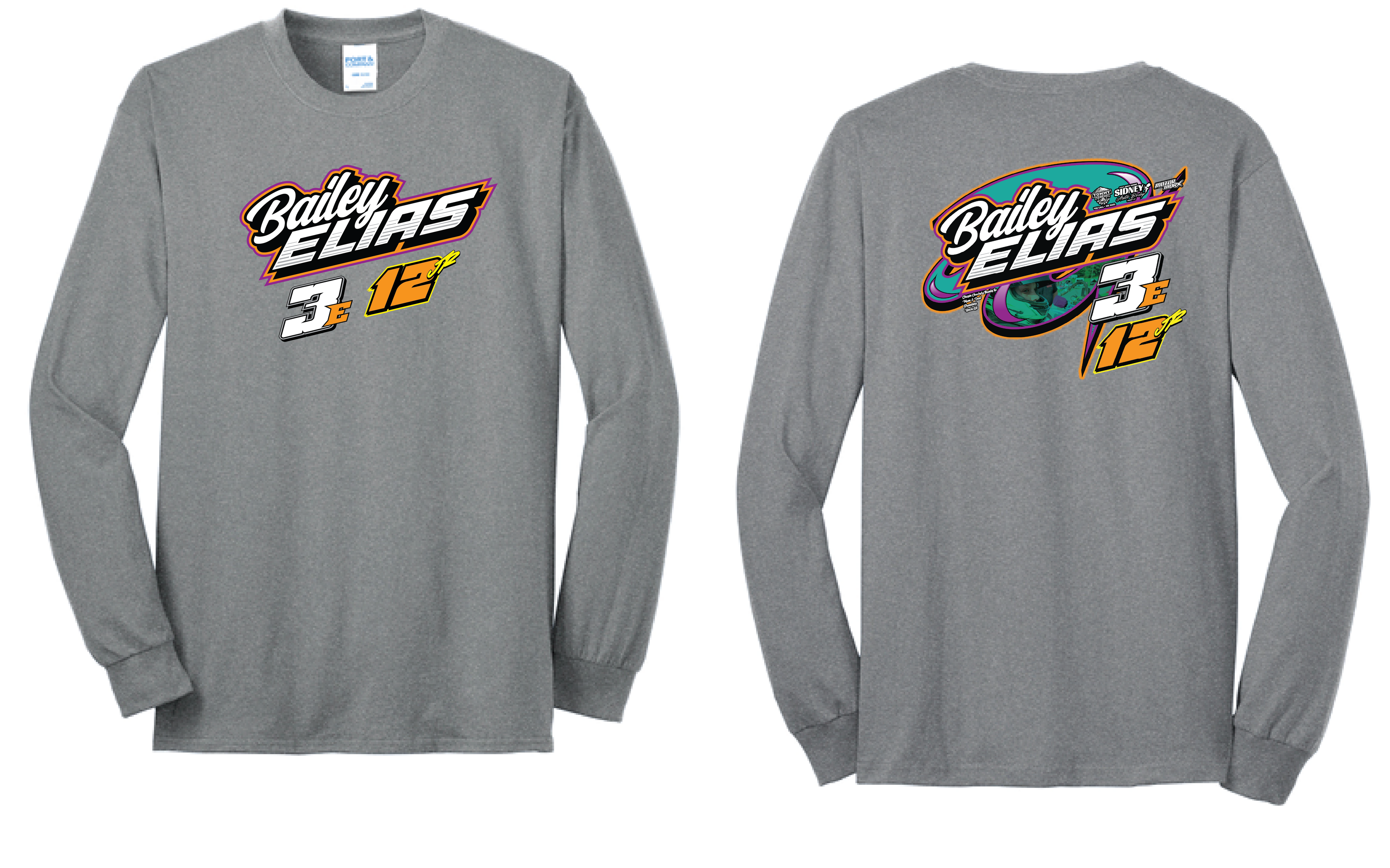 2025 Bailey Elias Long Sleeve Shirt | PC55LS Athletic Heather
