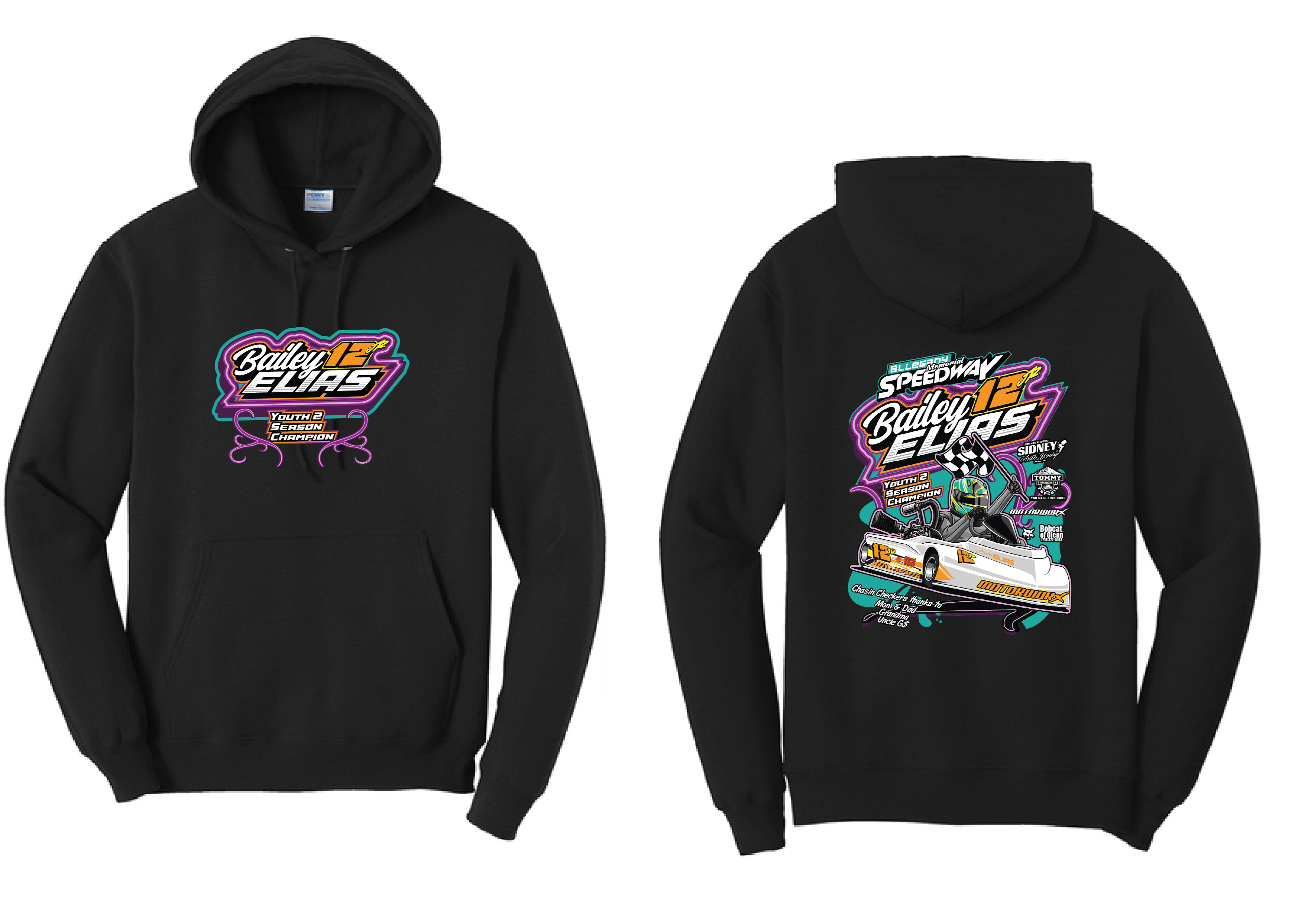 2025 Championship Bailey Elias Hoodie | PC78H Black
