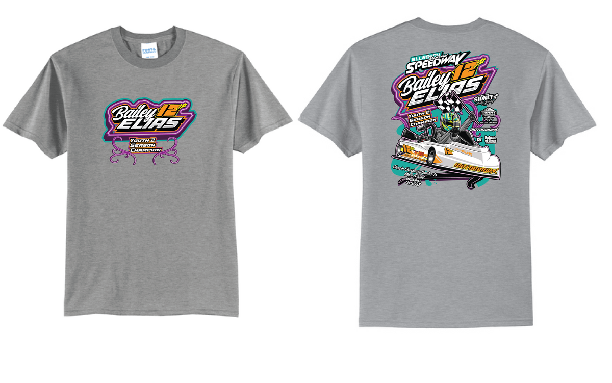 2025 Championship Bailey Elias TShirt | PC55 Athletic Heather