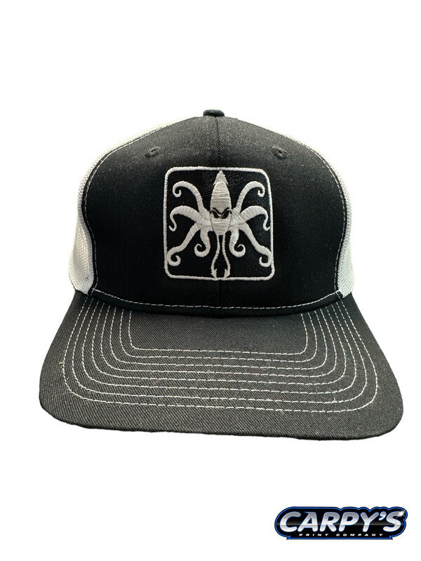 Carpy's Deep Sea Hat (C112) Black / White