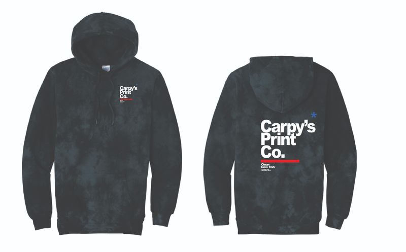 Carpys 'Beyond the Galaxy' Crystal Tiedye Hoodie | PC144 Black