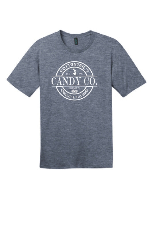 Cottontails Candy Co.  | DT104 T-Shirt Heathered Navy