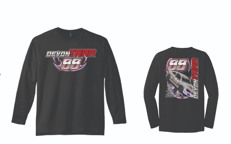 Devon Tarr Racing Long Sleeve Shirt | DT105 Black