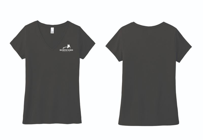 Diamond Mares Cocktail Co Ladies Vneck | DM1350L Black