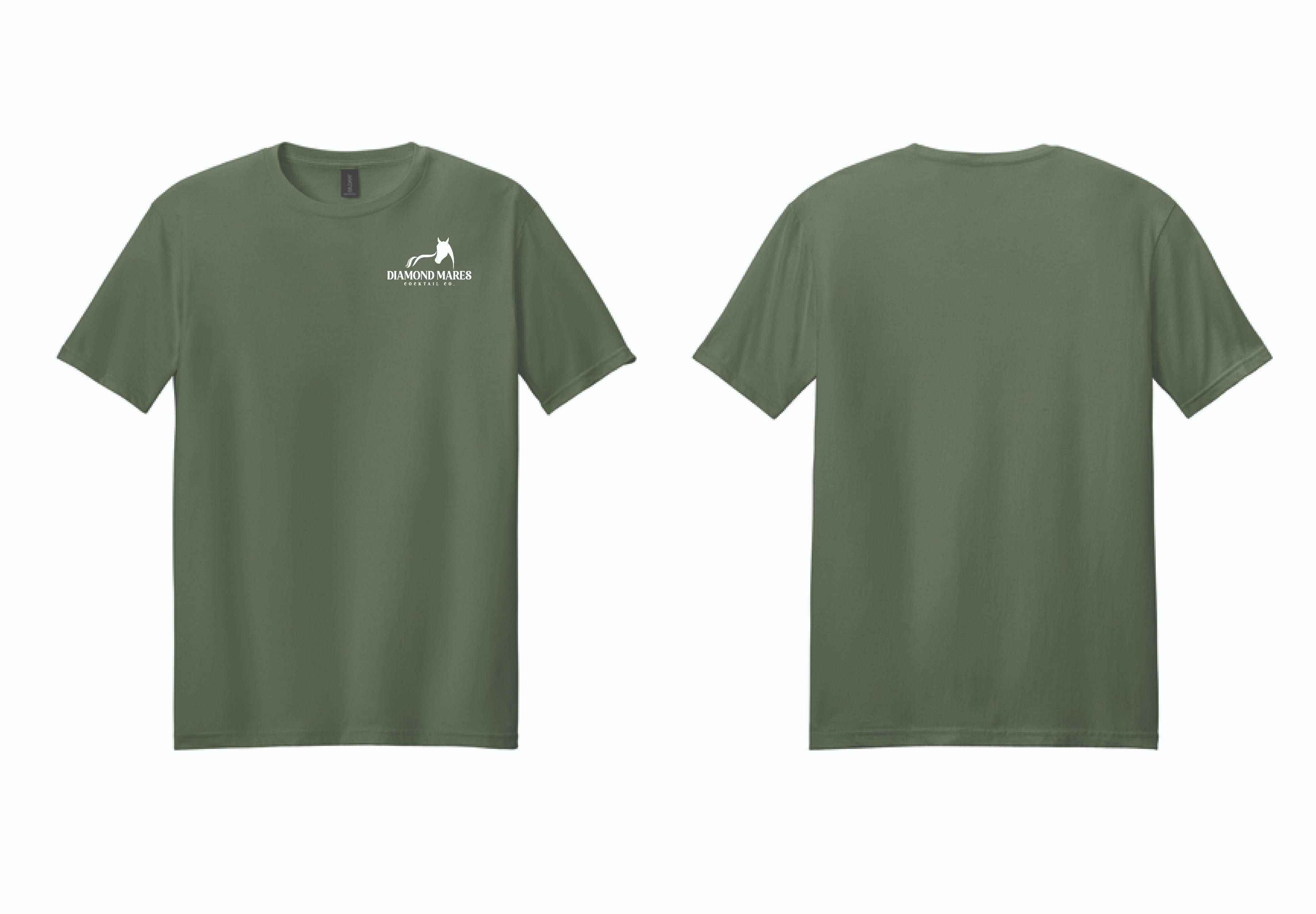 Diamond Mares Cocktail Co Tshirt | 64000 Military Green