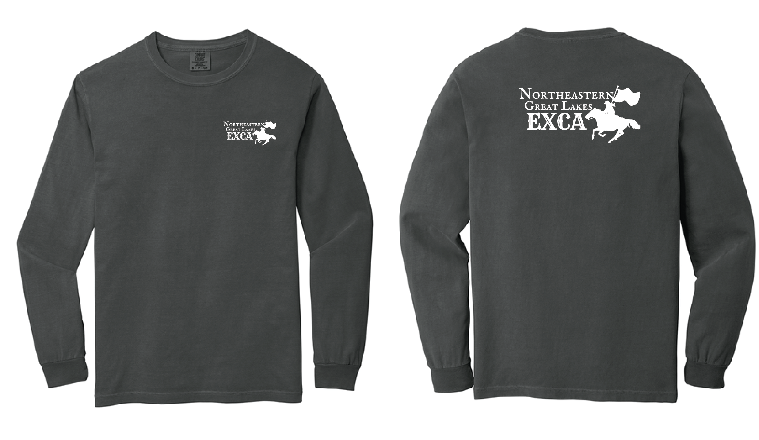 EXCA Club - COMFORT COLORS Heavyweight Ring Spun Long Sleeve Tee | 6014 Graphite