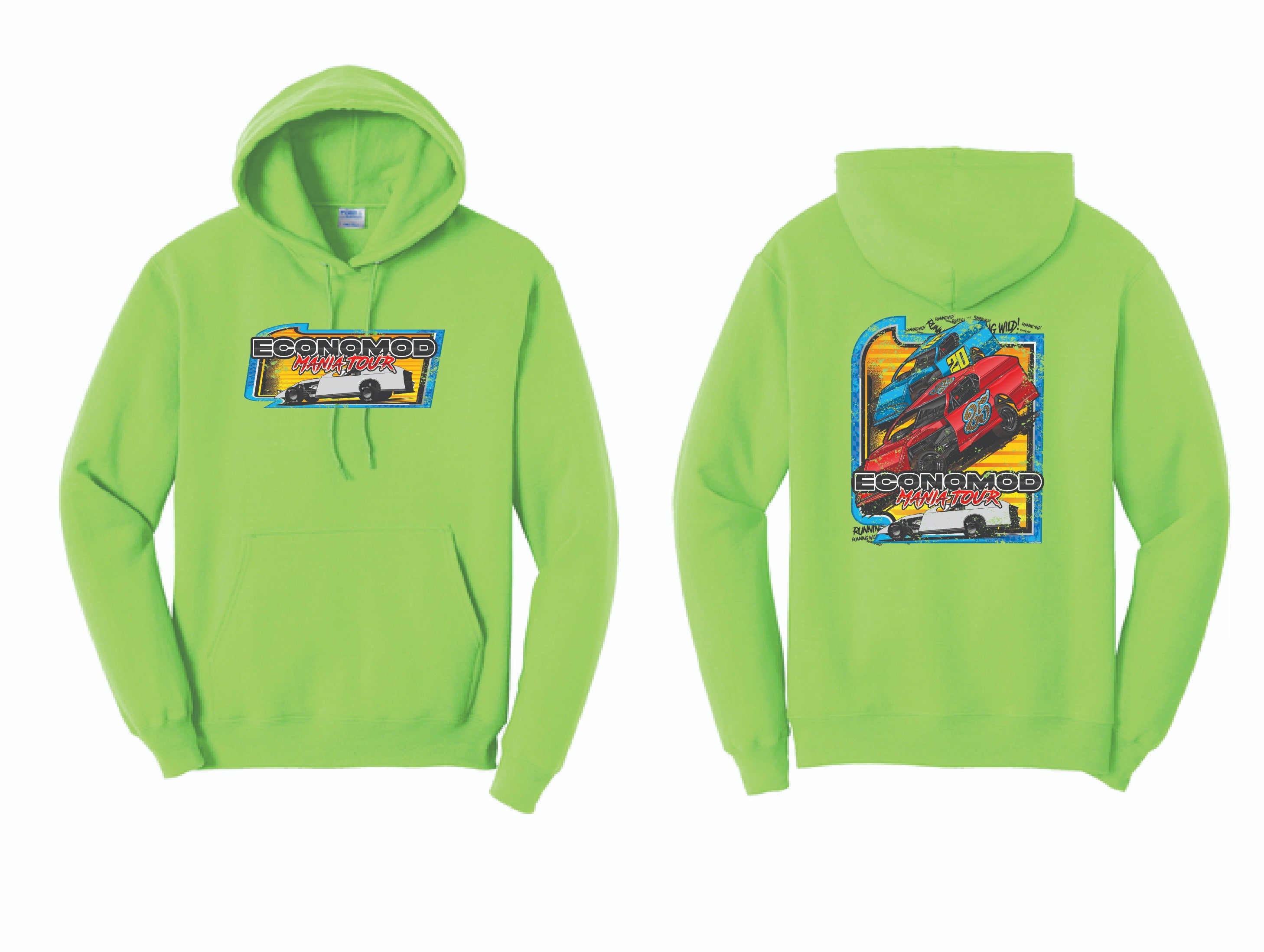 Economod Mania Hoodie | PC78H Neon Green