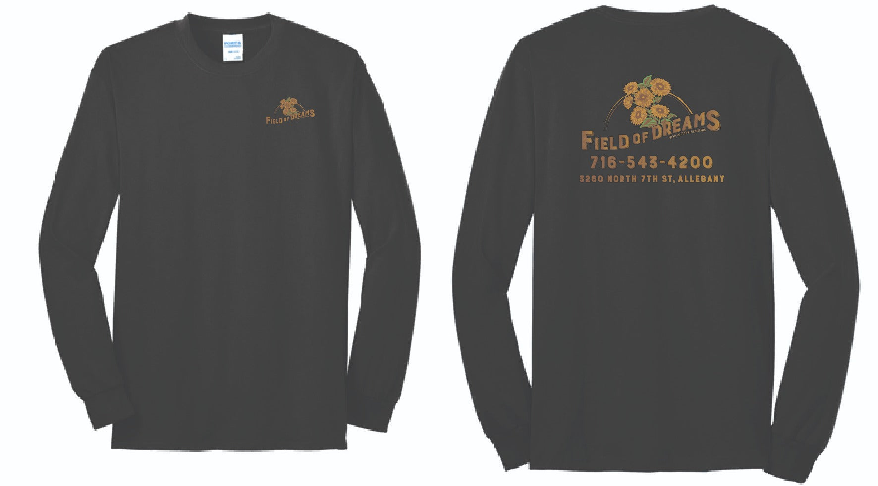 Field of Dreams Long Sleeve | PC55LS Black