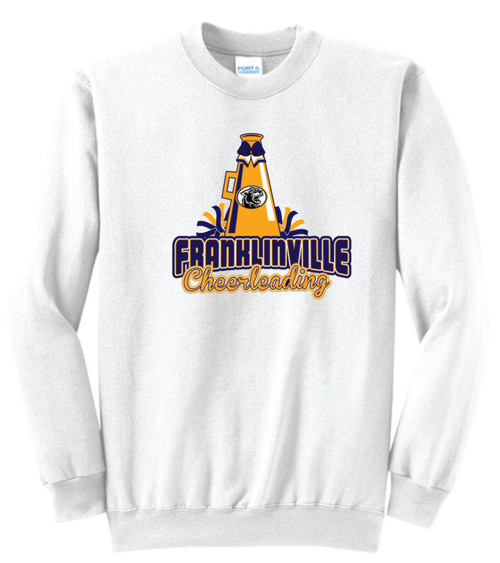Franklinville Varsity Cheer- Port & Co Core Fleece Crewneck | PC78