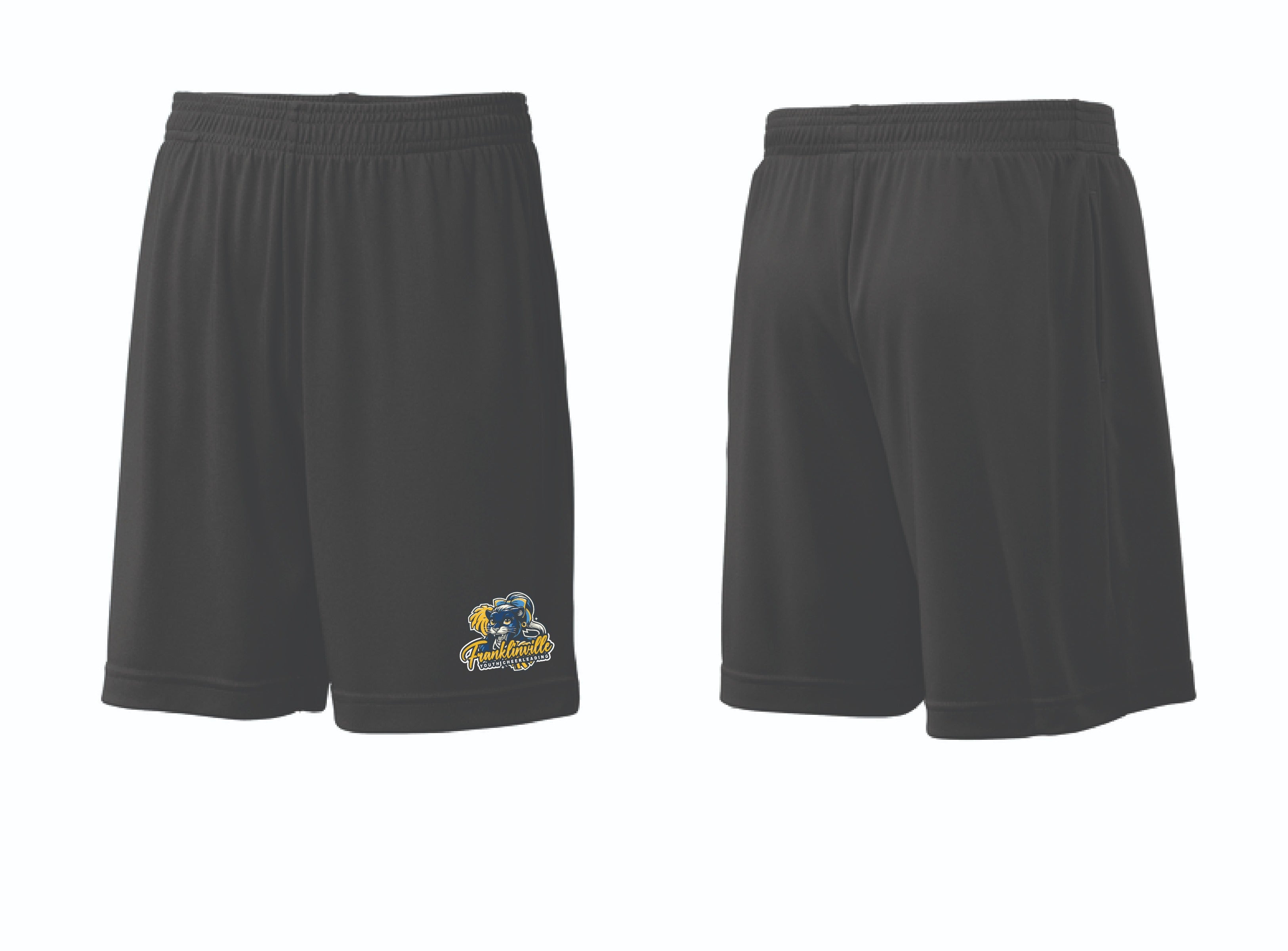 Franklinville Youth Cheer Shorts | ST355P Black