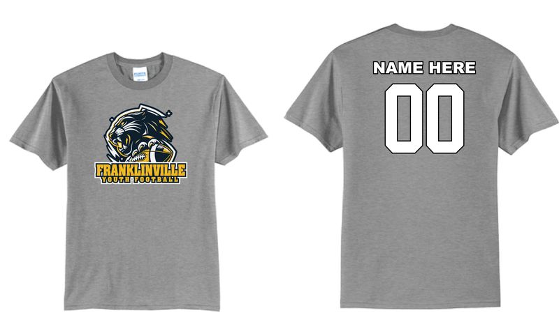 Franklinville Youth Football Tshirt | PC55 Grey