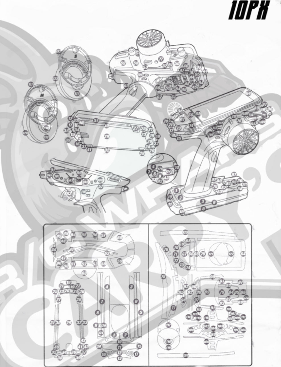 Futaba 10PX Radio Wrap (Designed to Order)