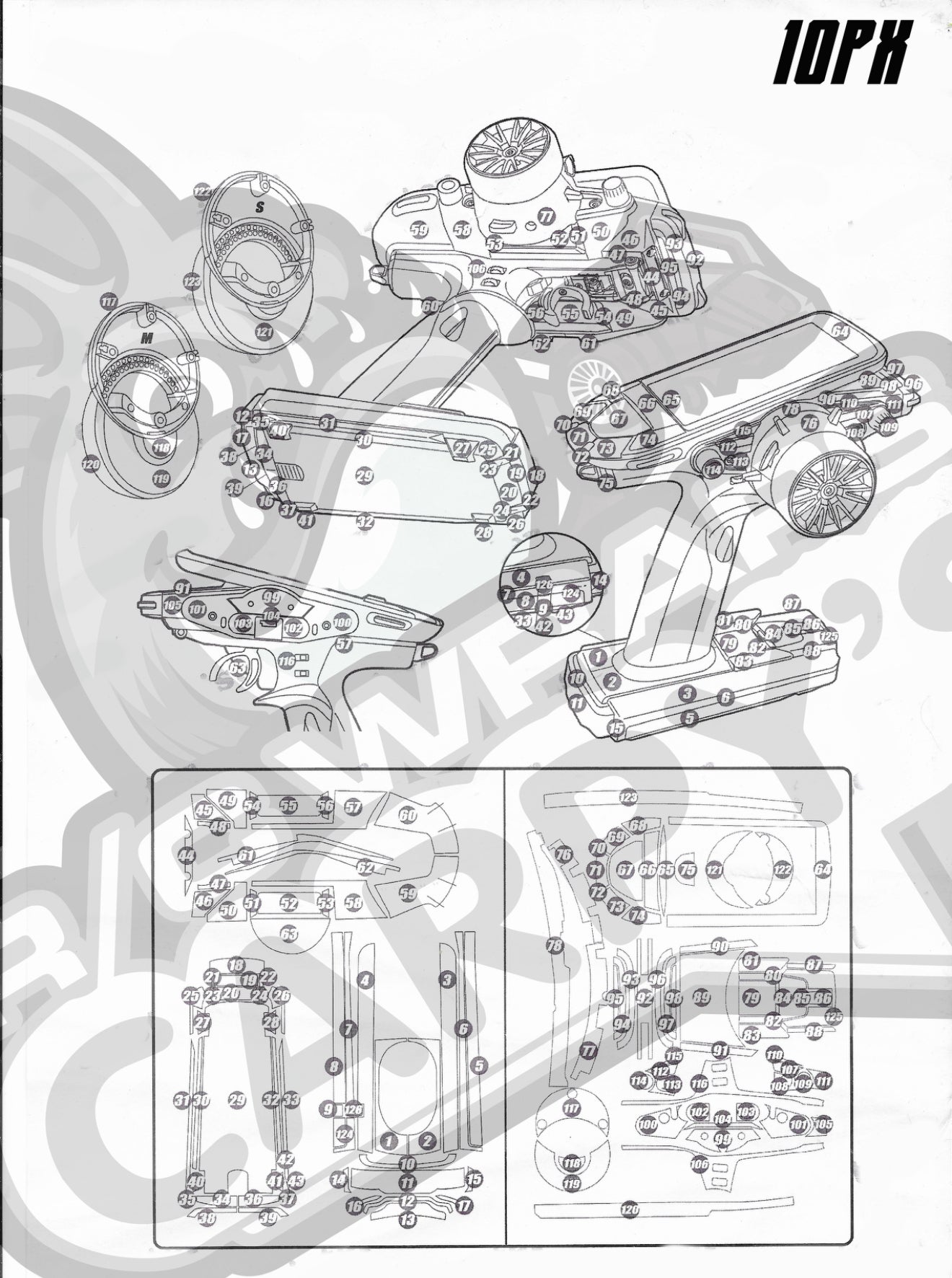 Futaba 7PXR Radio Wrap (Designed to Order)