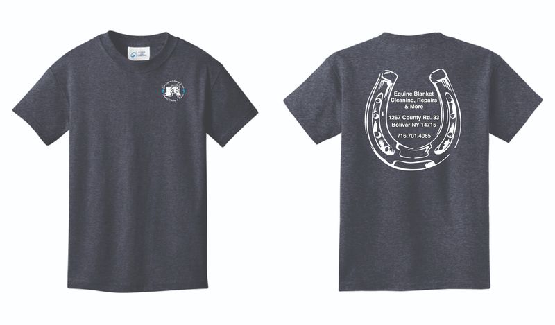 Gee's Equine Cleaning TShirt | PC55 Heather Navy