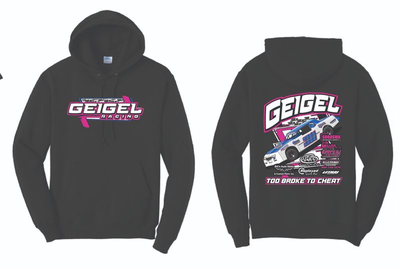 Geigel Racing Hoodie | PC78H Black