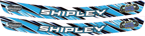 Generic Helmet Visor Strip (Custom Designed to Order)