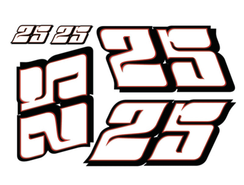 Go-Kart Number Pack