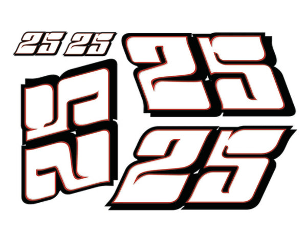 Go-Kart Number Pack