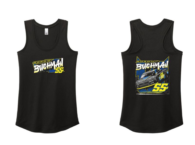 Gordie Buchman Racing Ladies Tank | DM138L Black