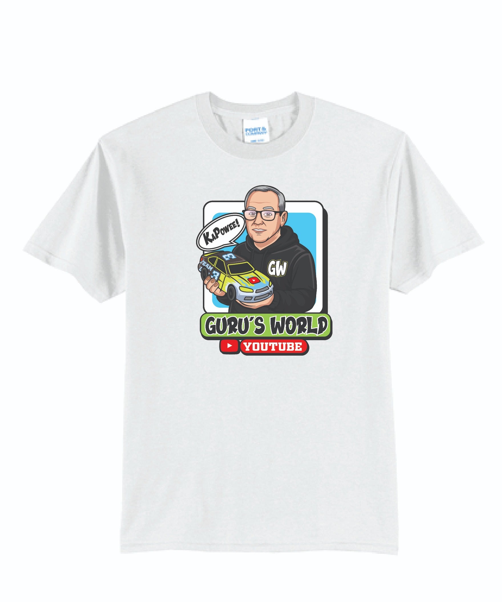 Gurus World Kapowee TShirt | PC55 White