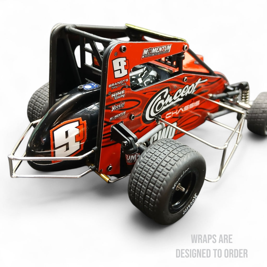 1RC Midget 4.0 Custom Wraps Replica 
