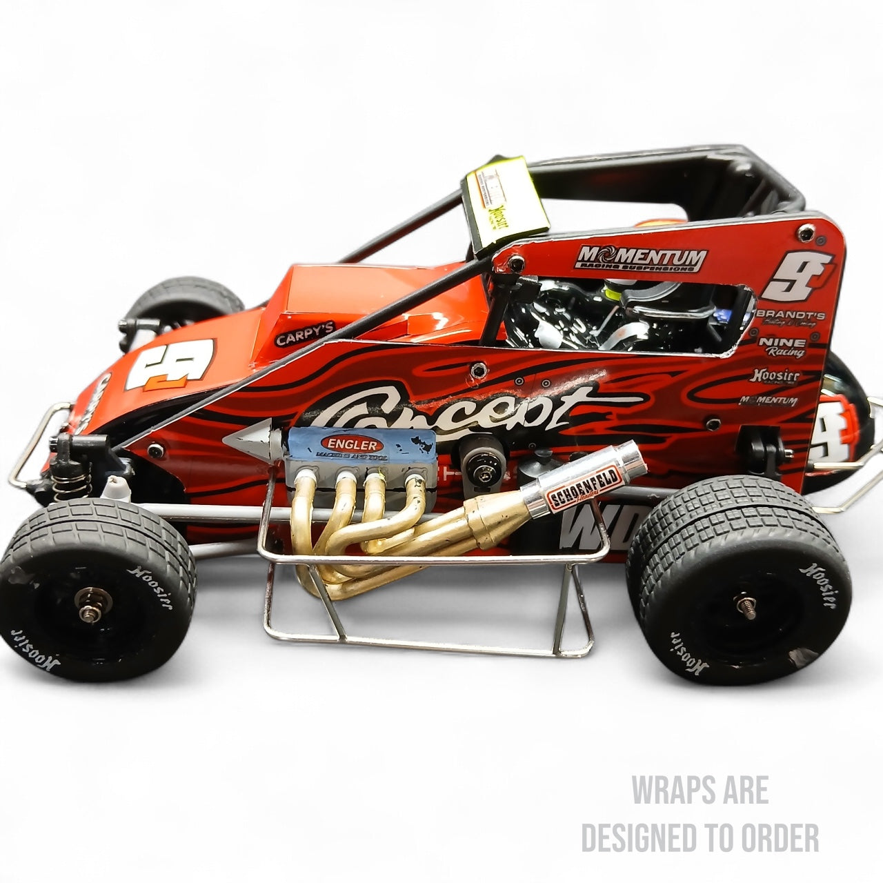 1RC Midget 4.0 Custom Wraps Design To Order
