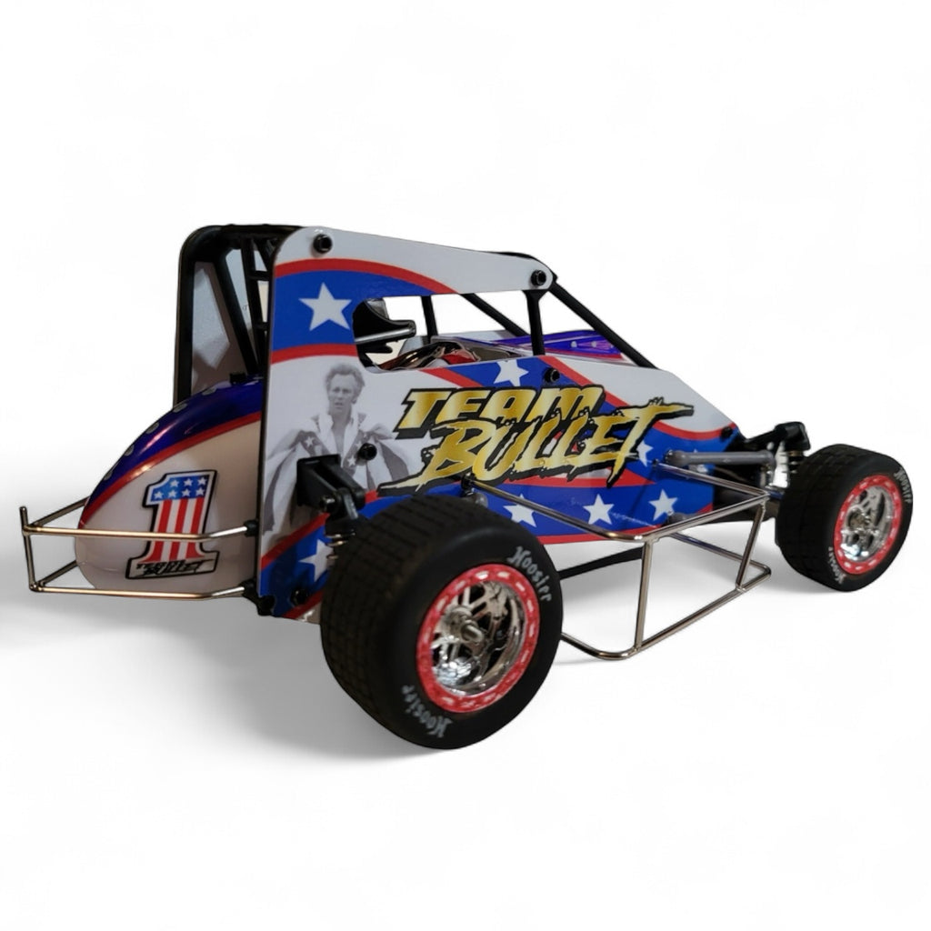 1RC Midget Custom Wraps USA Scheme