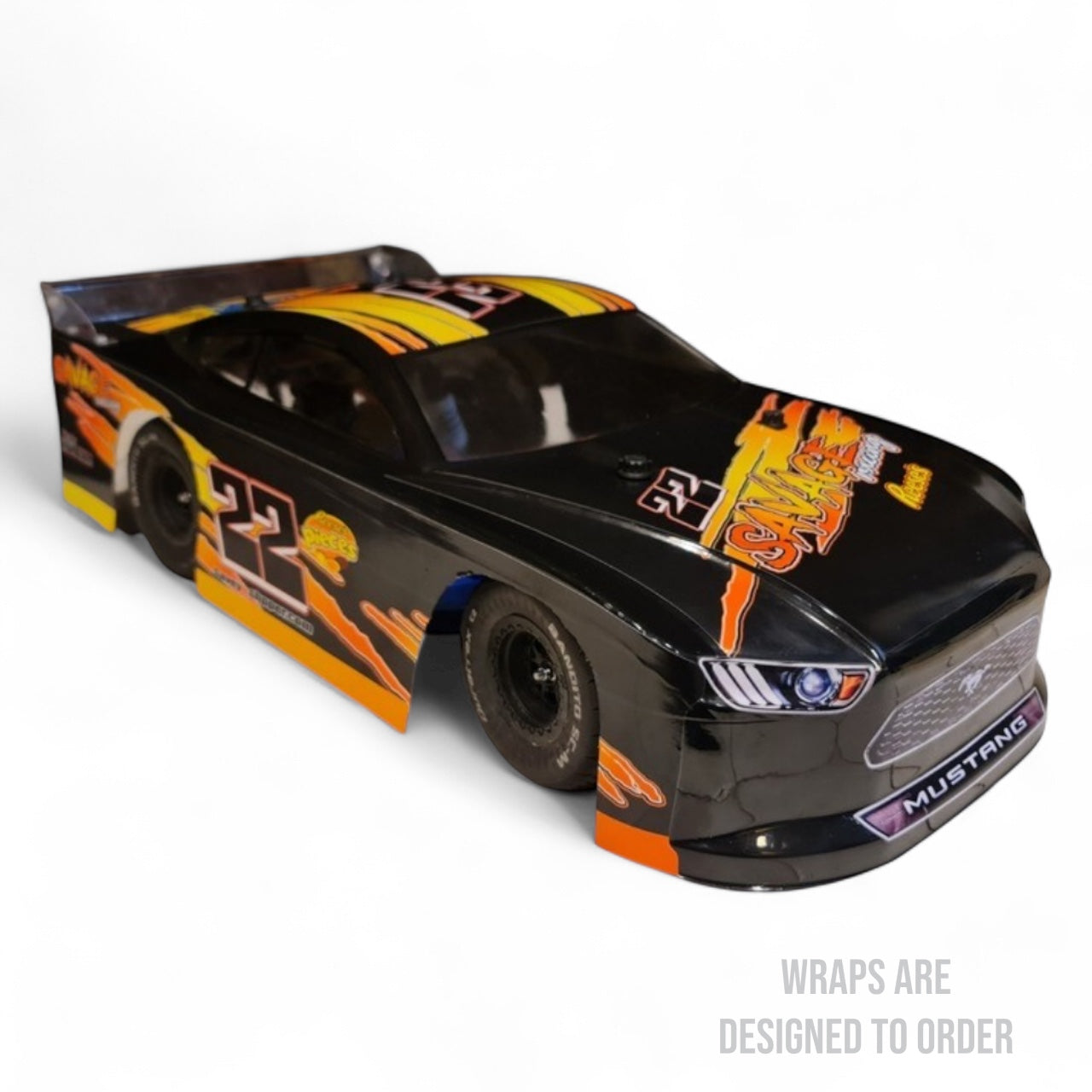 Shark Ford Mustang Villain Wrap (Designed to Order)