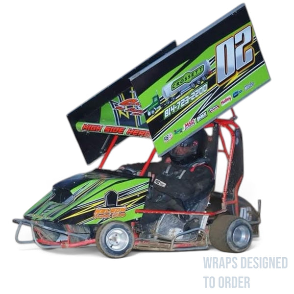 Outlaw Kart  Wraps (Custom Designed to Order)