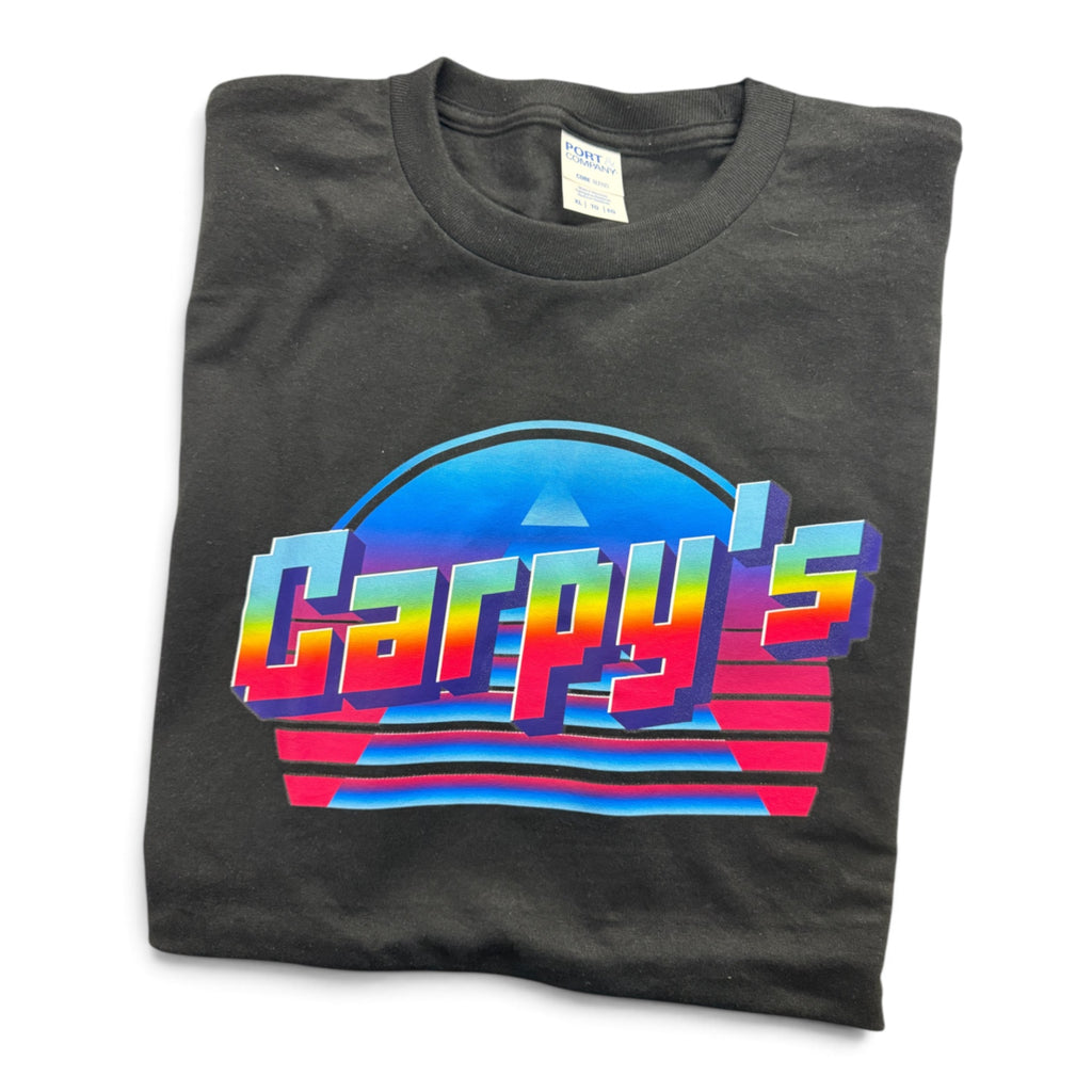Carpy's 80s Throwback T-Shirt | Black PC55