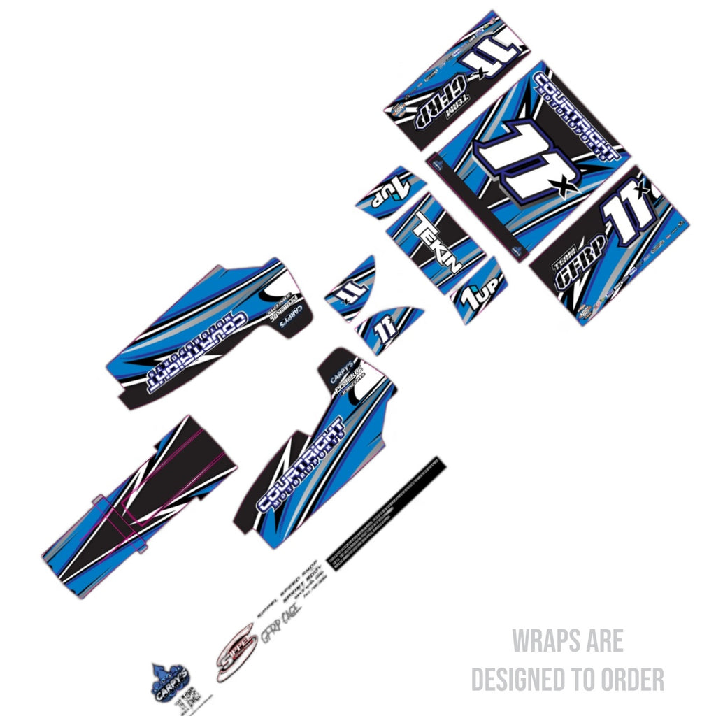 Sippel Speed Shop Sprint Wraps *For GFRP Cage* (Designed to Order)
