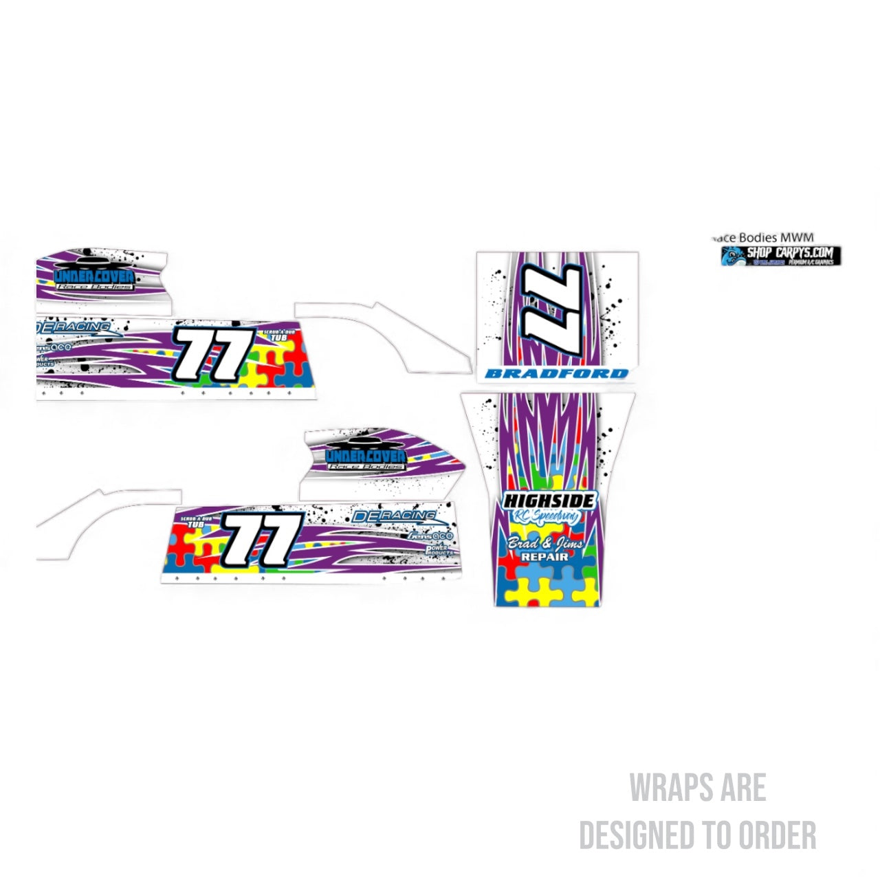 Undercover 2023 Infraction MWM Wrap (Custom Designed to Order)