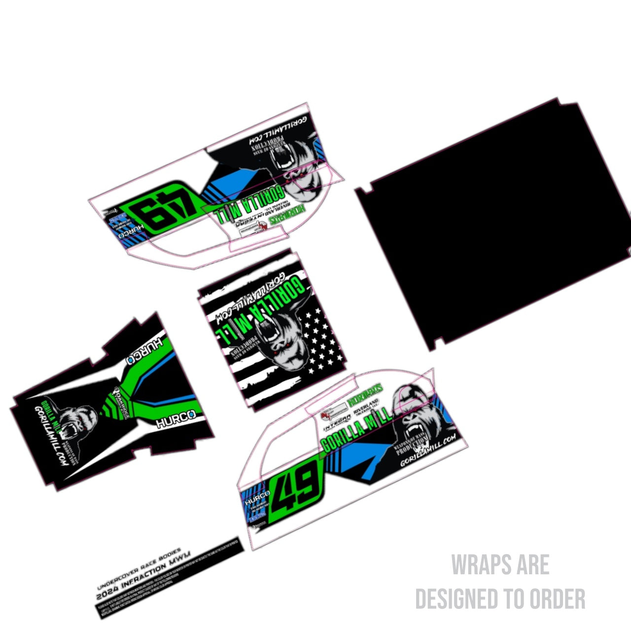 Undercover 2024 Infraction MWM Wrap (Custom Designed to Order)