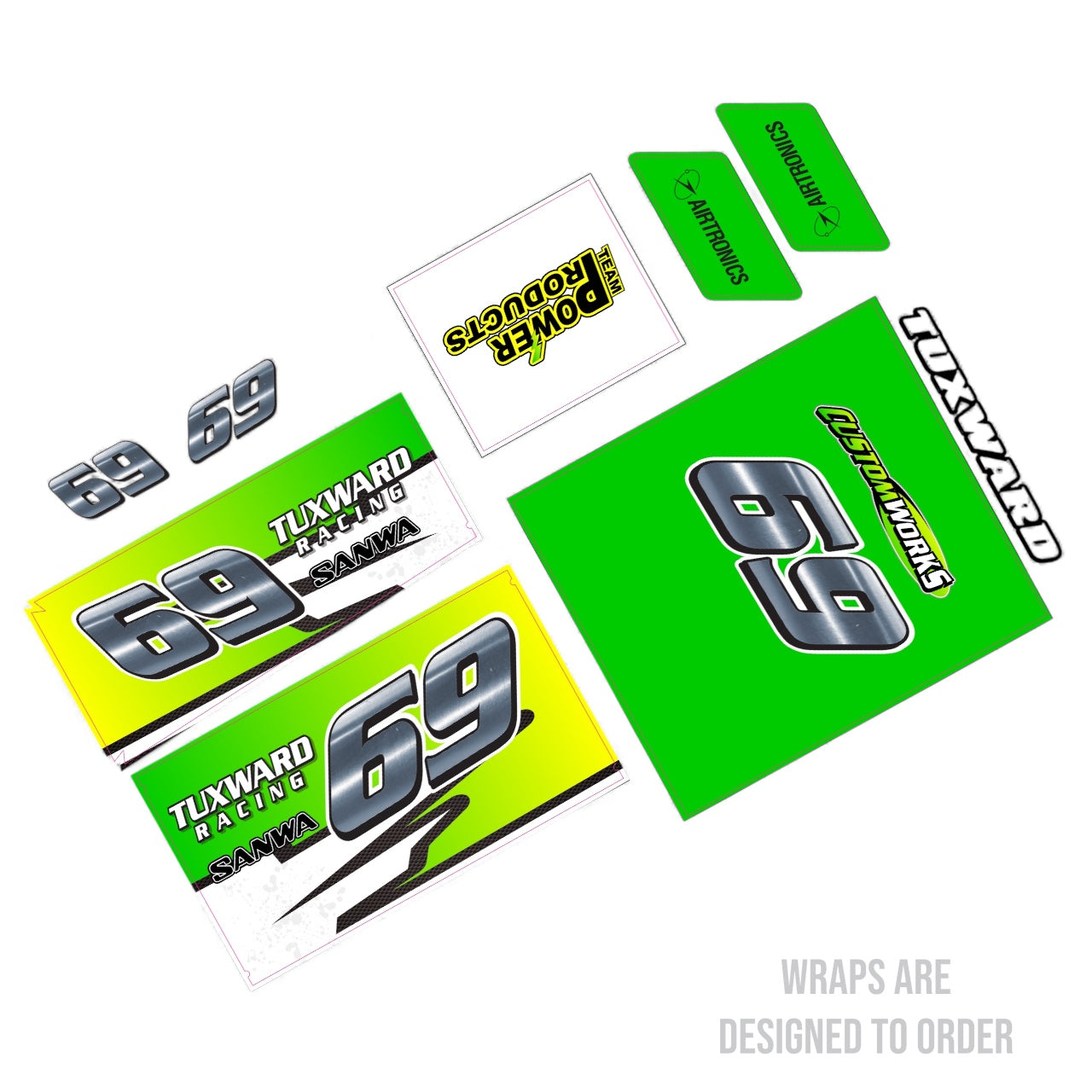 WNRC Sprint Wing Wraps (Designed to Order)