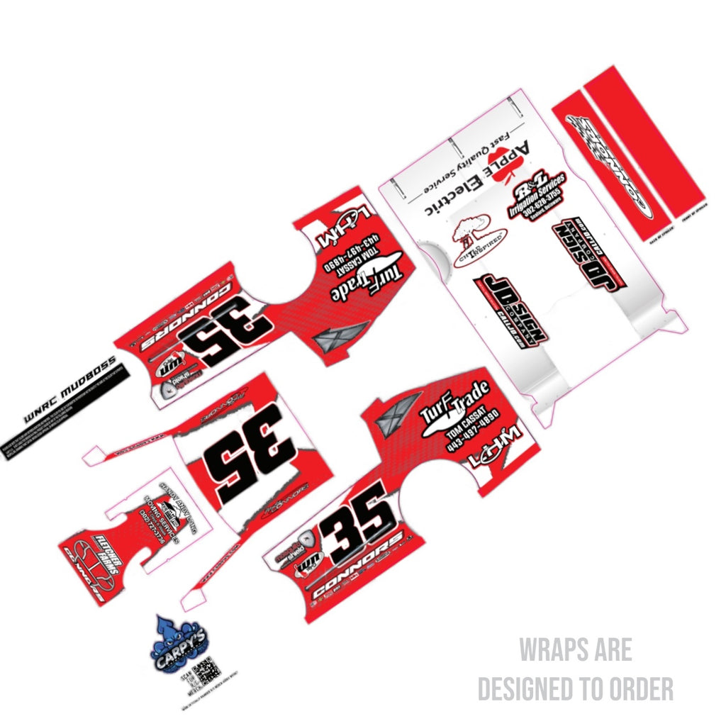 WNRC Mudboss Wraps (Custom Designed to Order)