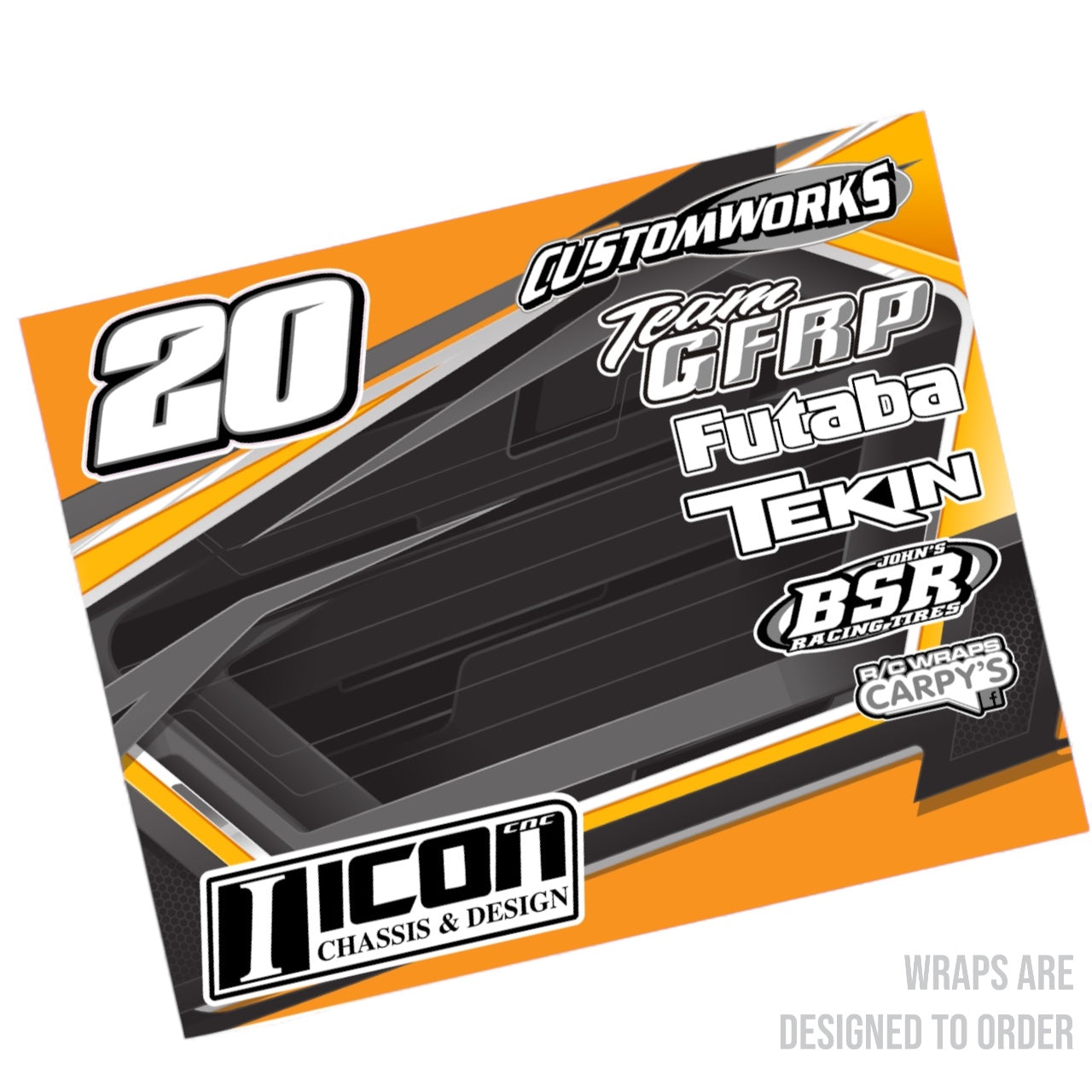 Pit Board WRAP ONLY (Custom Designed to Order)