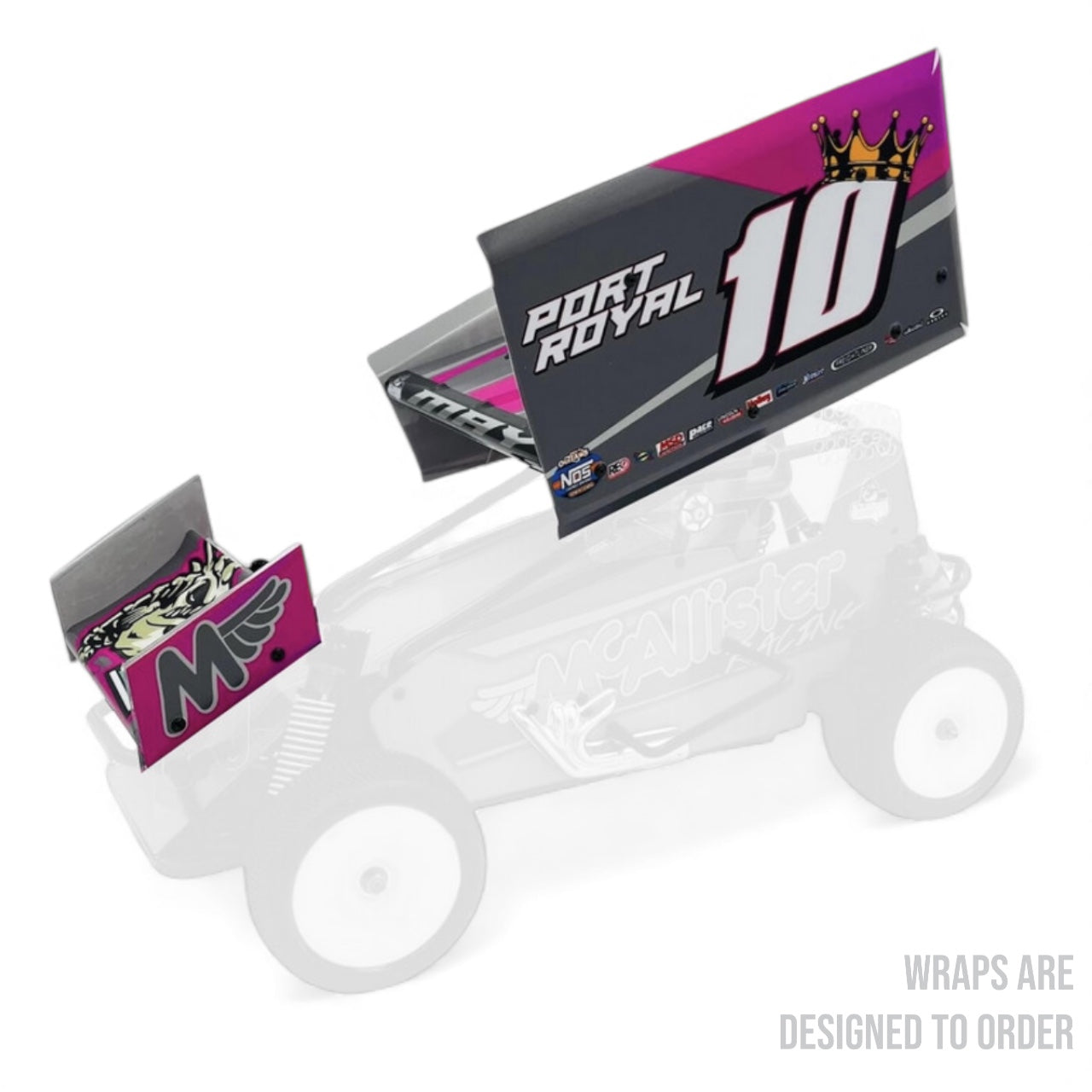 McAllister Port Royal Sprint Wing Wraps (Designed to Order)