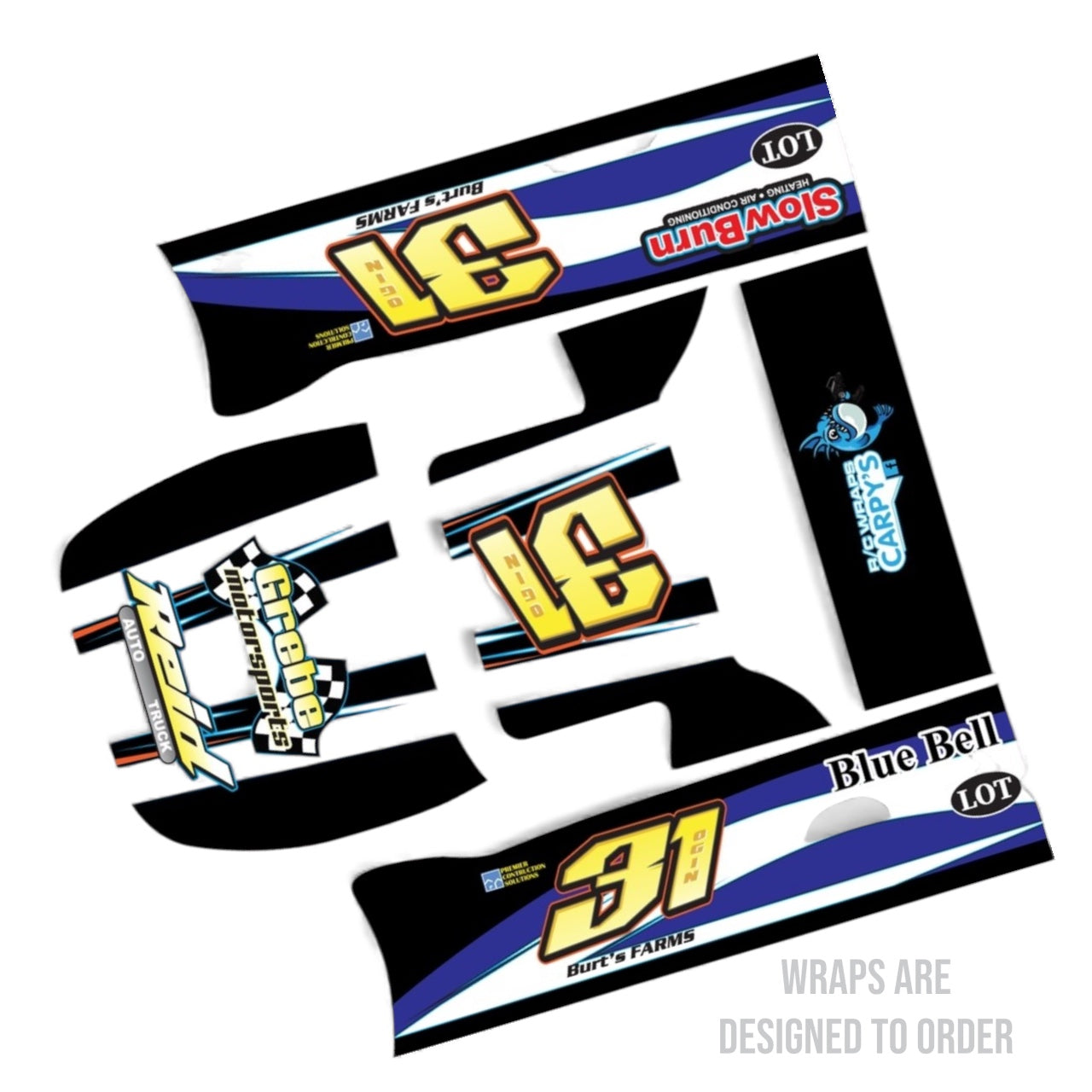 Onstat Bullet 3 Late Model Wrap (Designed to Order)