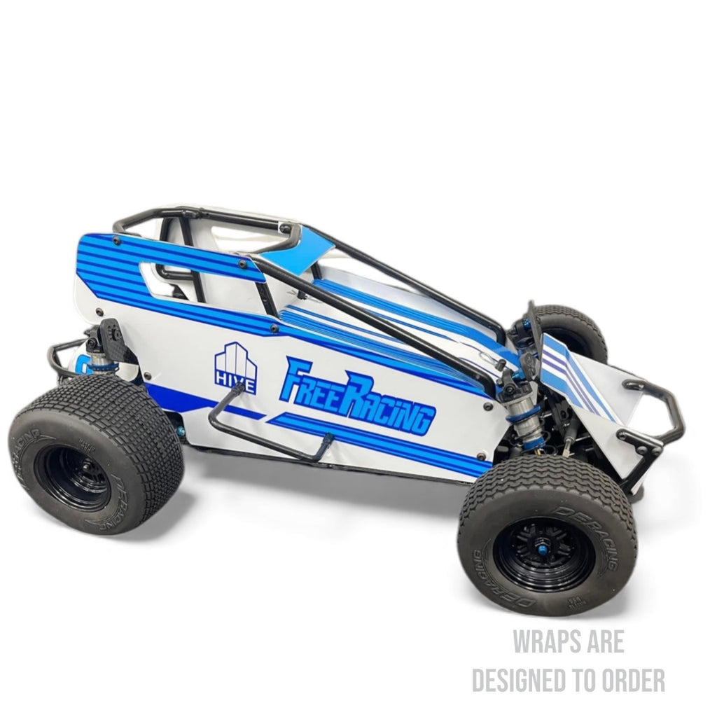McAllister #429 Placerville Wingless Sprint Car Wrap (Designed to Order)