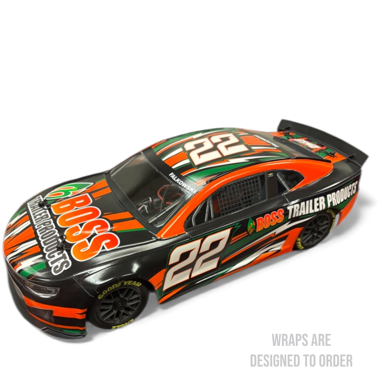 Losi 1/12 NASCAR AWD RTR NASCAR  Camaro Custom Wraps (Designed to Order)