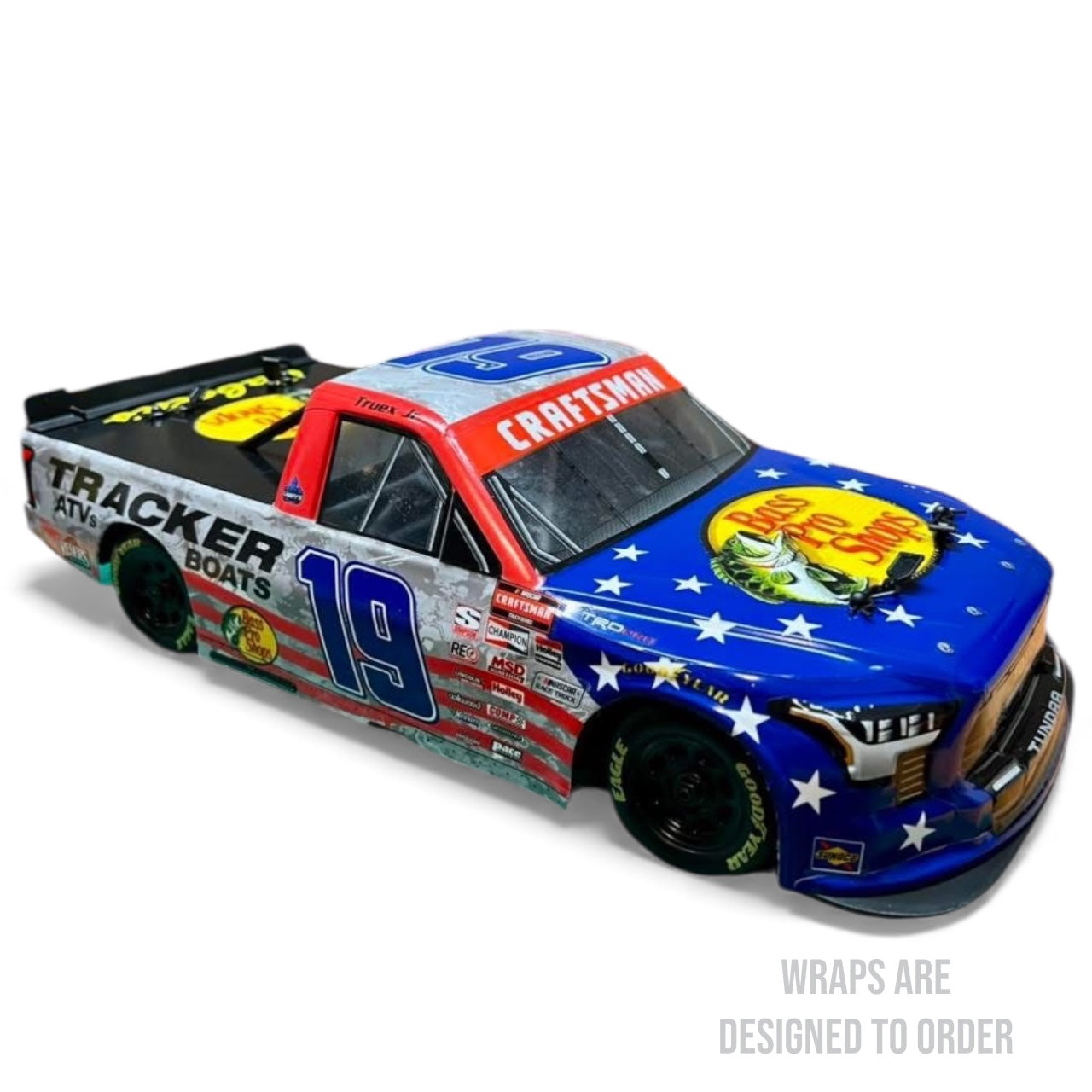 Proline 2024 Toyota Tundra for Losi 1/12 NASCAR AWD RTR NASCAR Custom Wraps (Designed to Order)