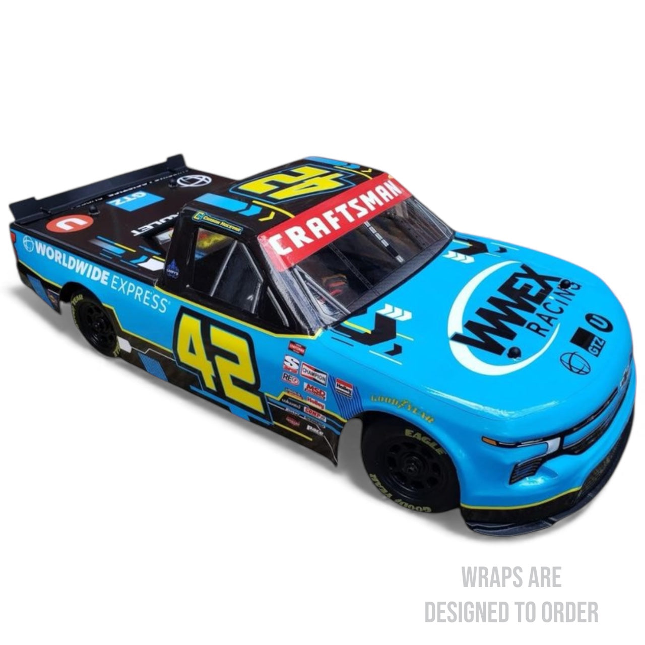 Proline 2024 Chevy Silverado for Losi 1/12 NASCAR AWD RTR NASCAR Custom Wraps (Designed to Order)
