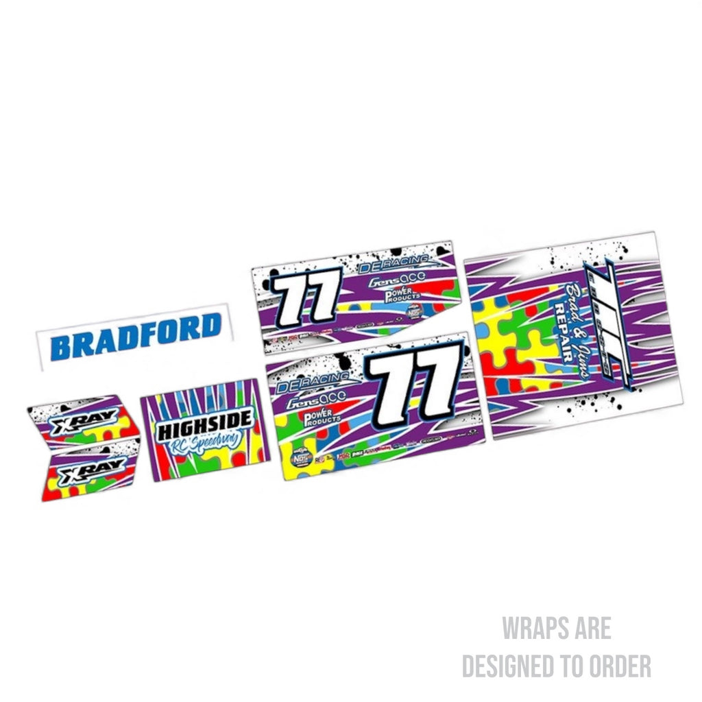 McAllister Placerville Sprint Wing Wraps (Designed to Order)