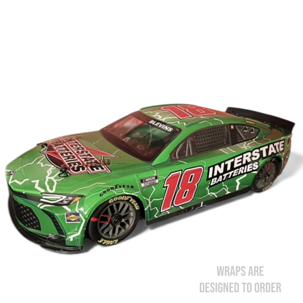 Losi 1/12 NASCAR AWD RTR NASCAR Camry Custom Wraps (Designed to Order)